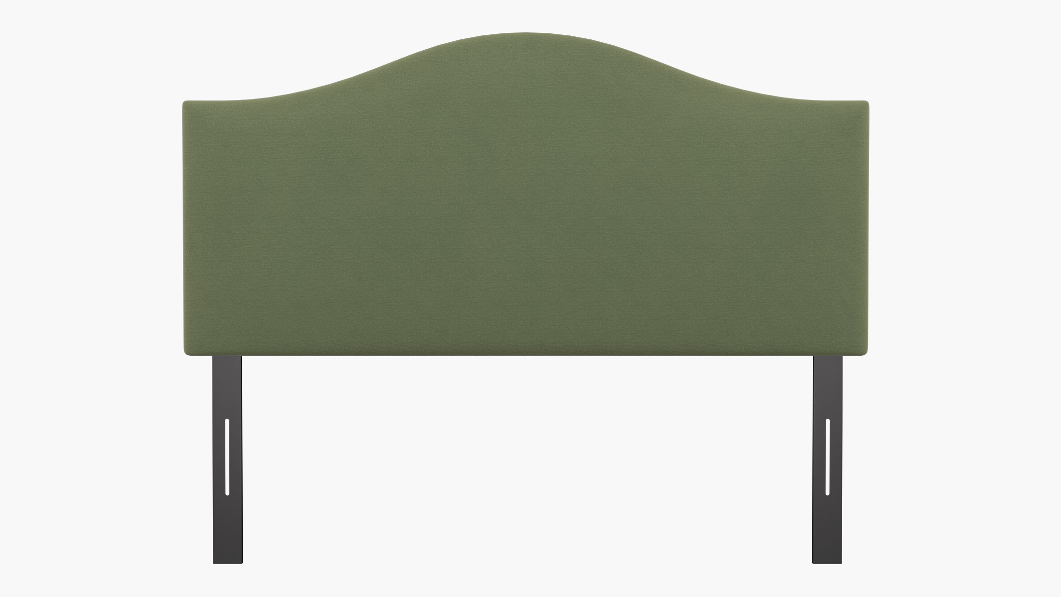 Camelback Headboard, Vert Classic Velvet, Full - Image 1