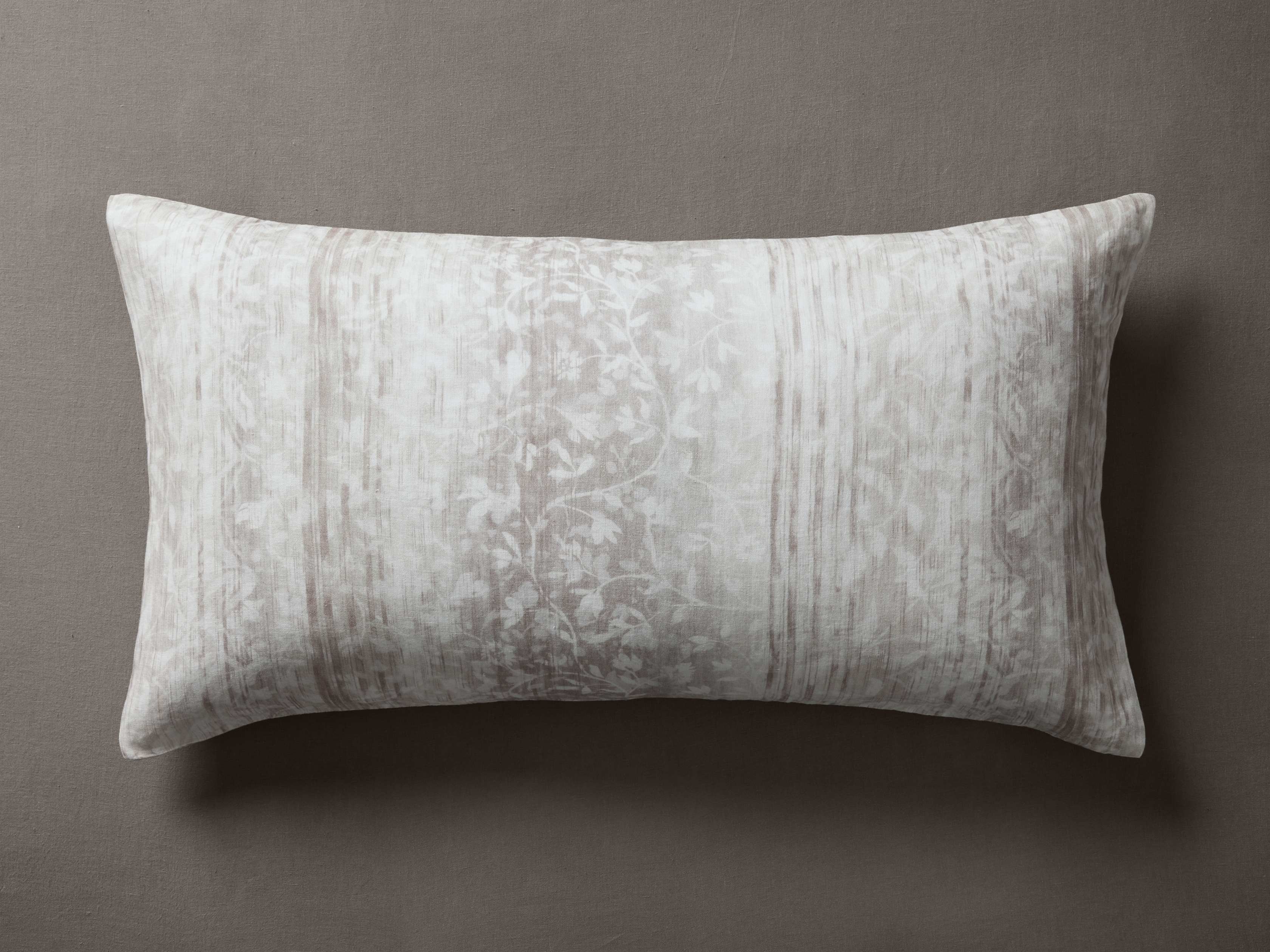 Solange Sham Linen King in Brown  Mink  - Image 0