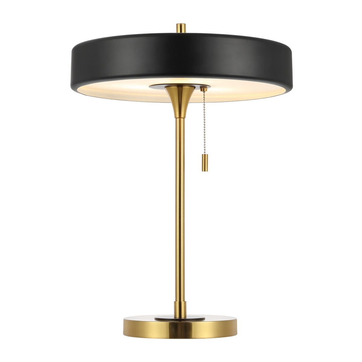 Decker 19.25 Inch Table Lamp - Black/Brass - Image 0