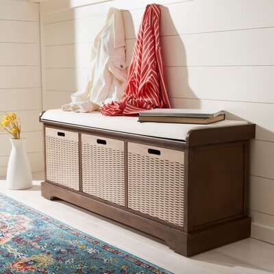 Nelsen 3 Drawer/Cushion Storage Bench - Image 0