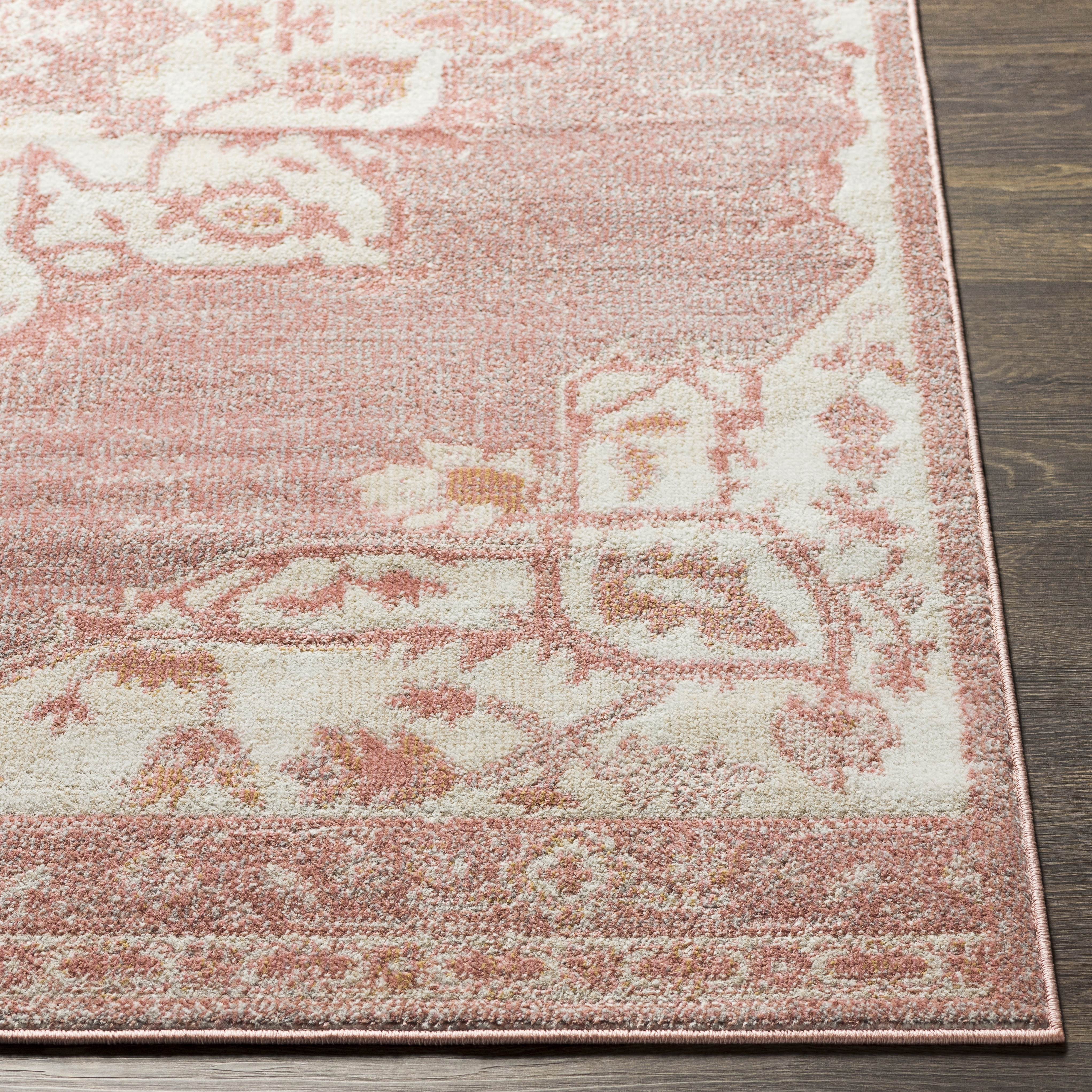 Bilbao Pink Indoor 7'10" x 10' Machine Woven Rug - Image 2