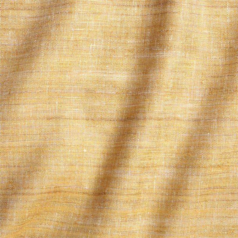 Silvana Yellow Silk Curtain Panel 48"x96" - Image 4
