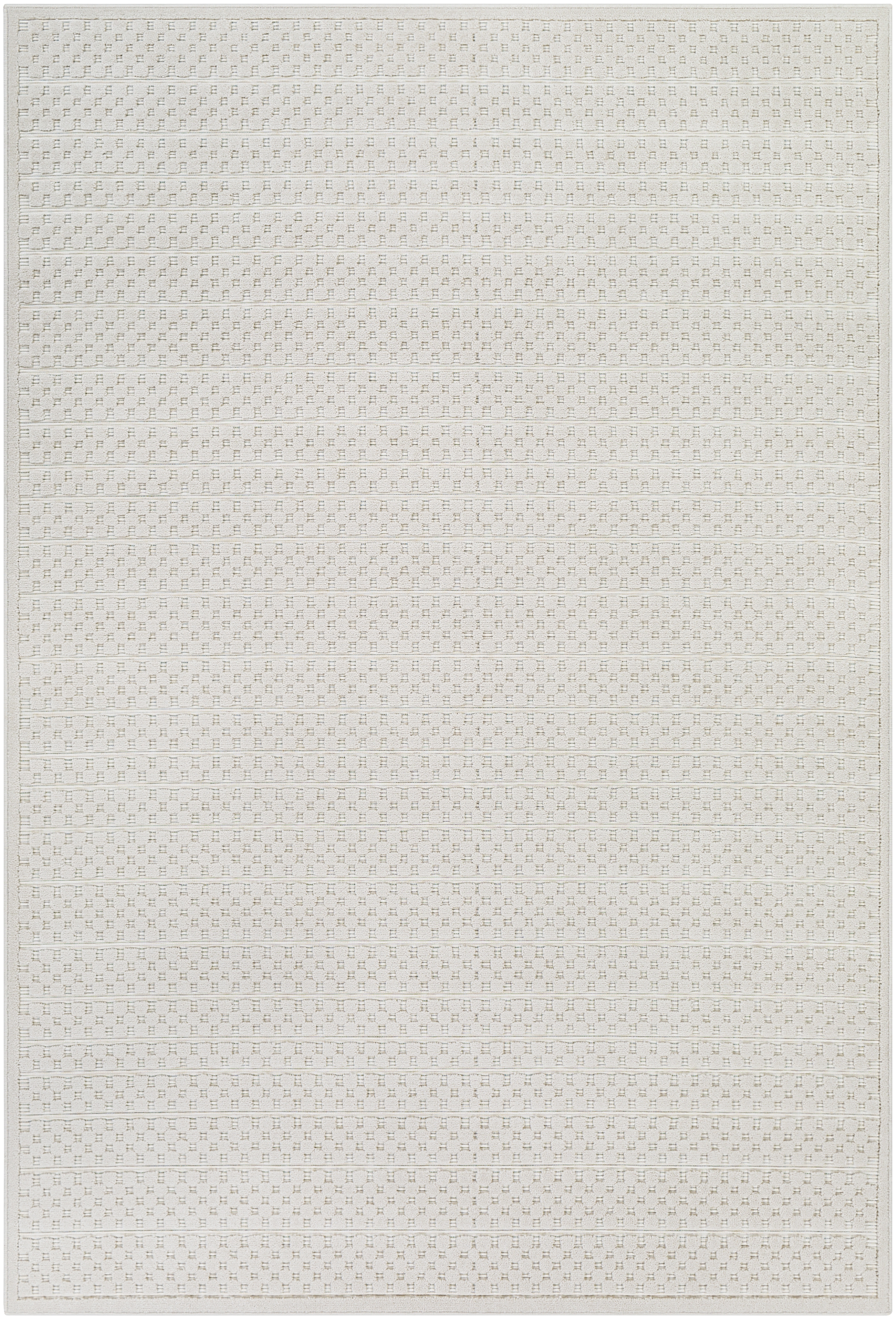 Greenwich Beige Outdoor 6'5" x 9' Machine Woven Rug - Image 2