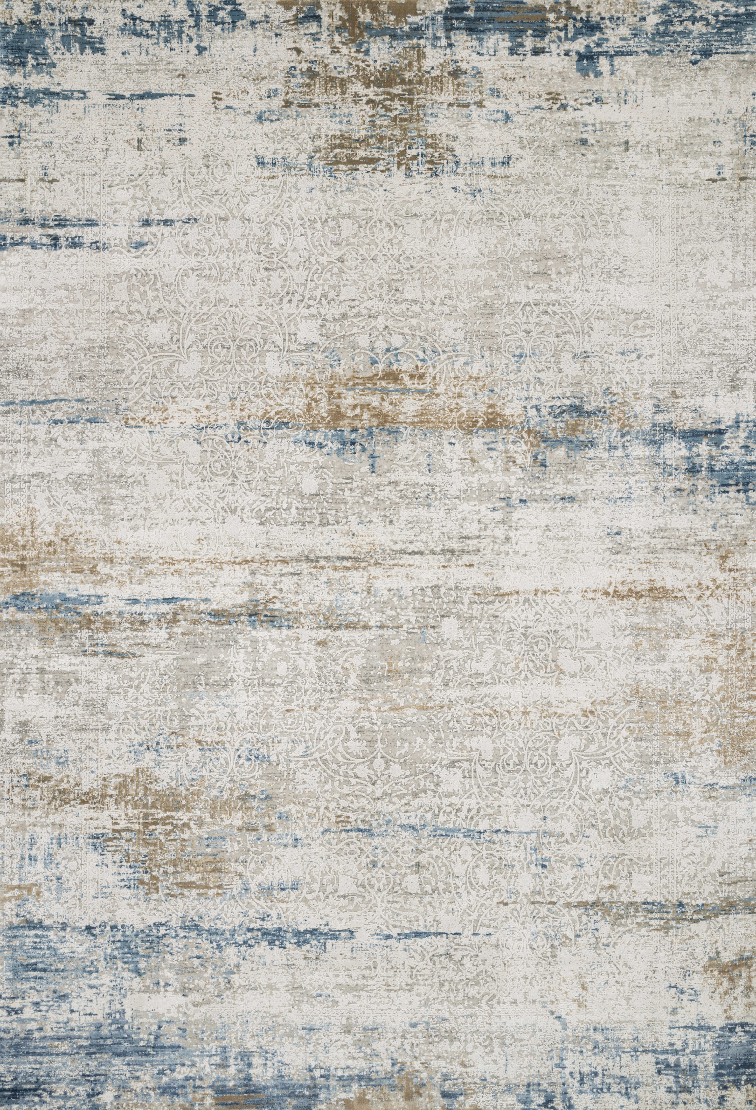 Loloi Sienne Ivory / Azure 2'-7" x 8'-0" - Image 0