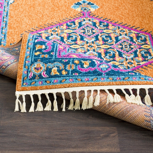 Love Orange Indoor 9'2" x 12'2" Machine Woven Rug - Image 3