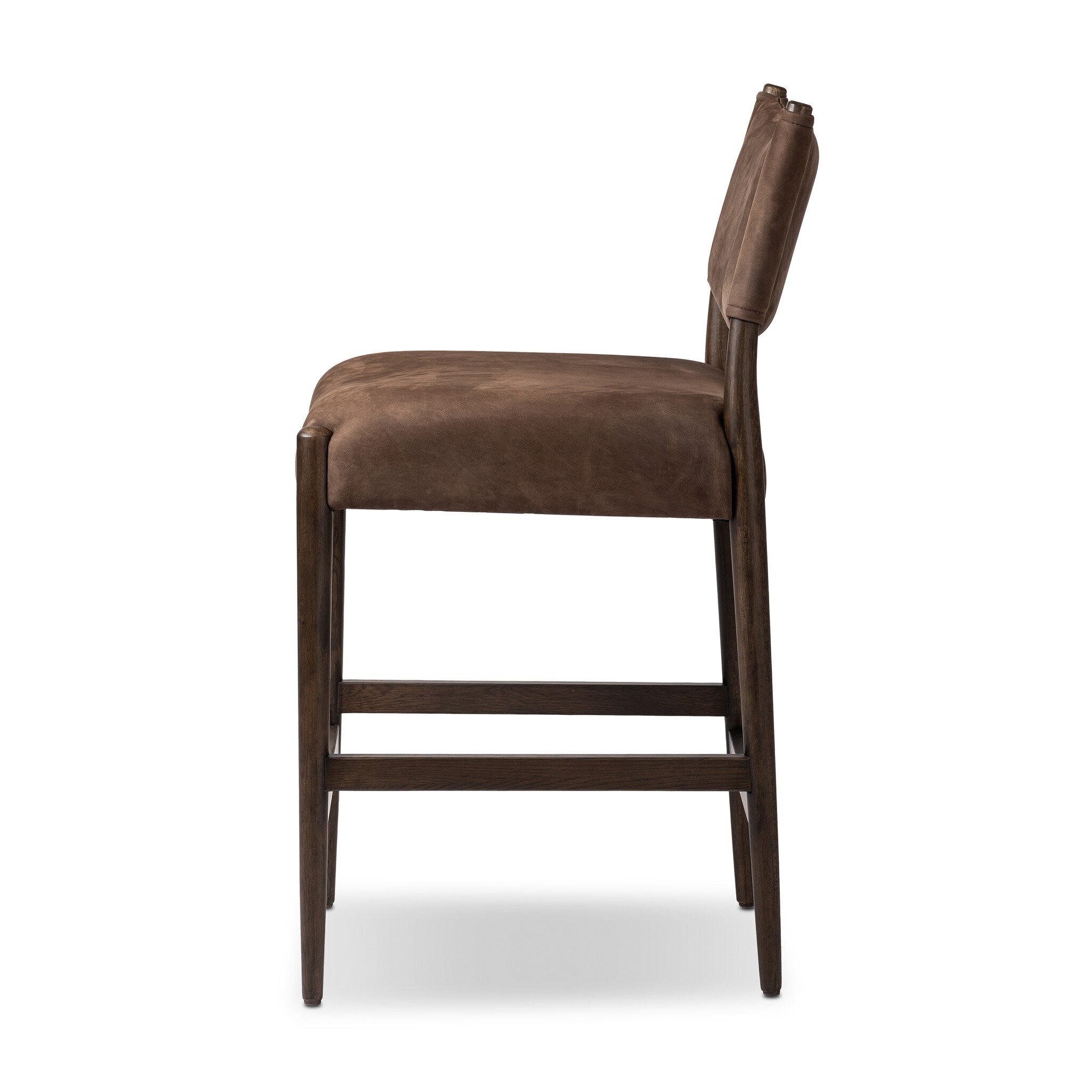 Jayla Counter Stool - Nubuck Cigar - Image 2