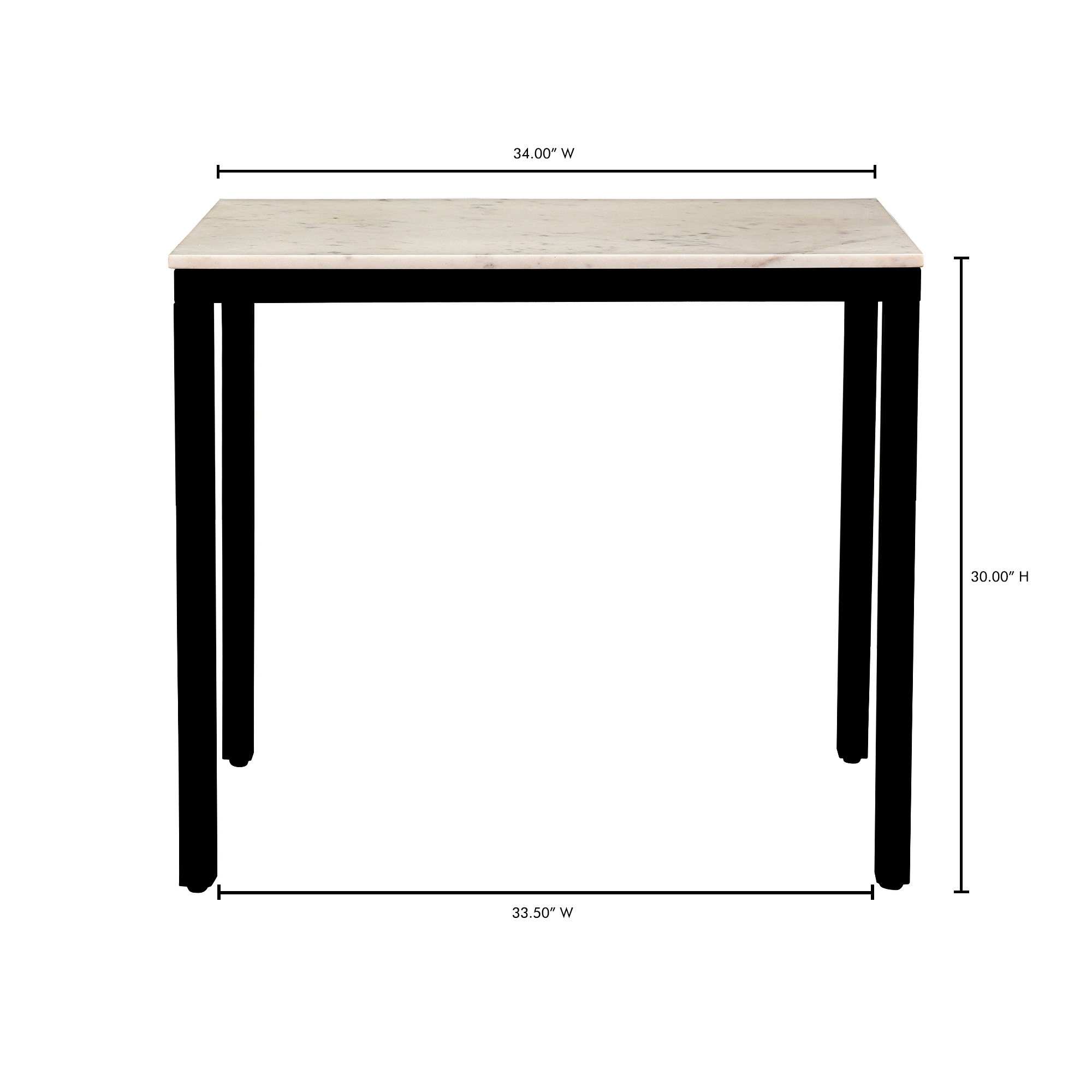 Parson Marble Mini Desk White - Image 9