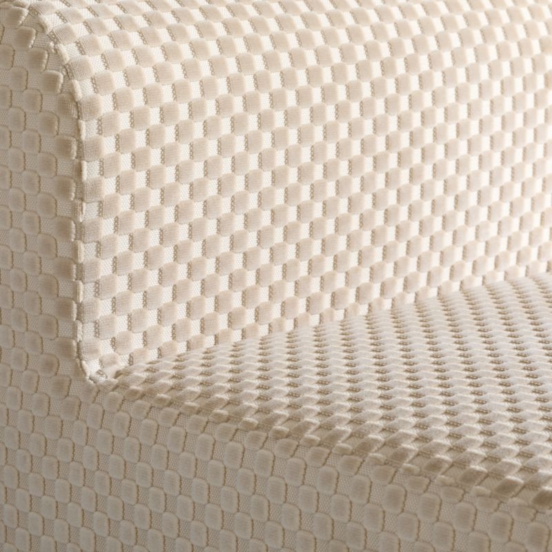 Wellie Stone Tan Slipcovered Vanity Kids Chair - Image 1