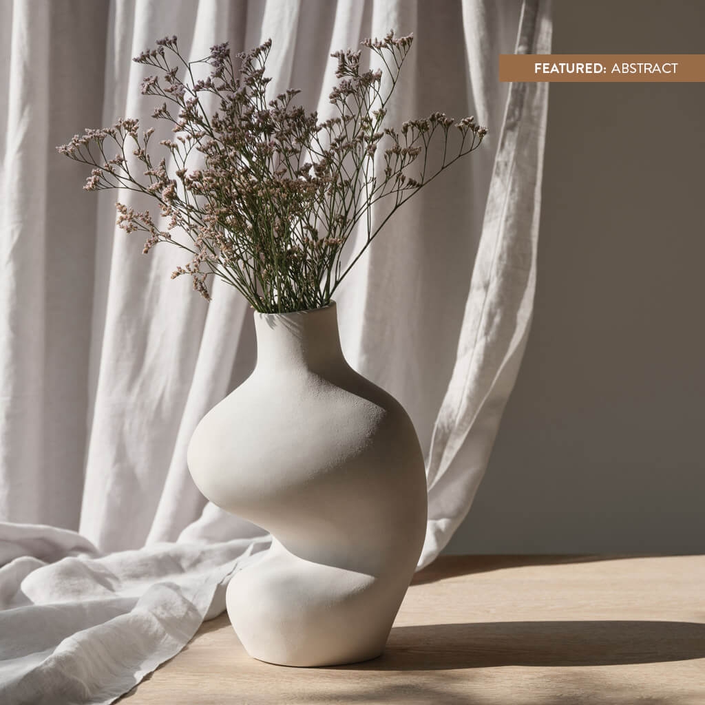 The Citizenry Terranova Vase | Abstract | Ivory - Image 4
