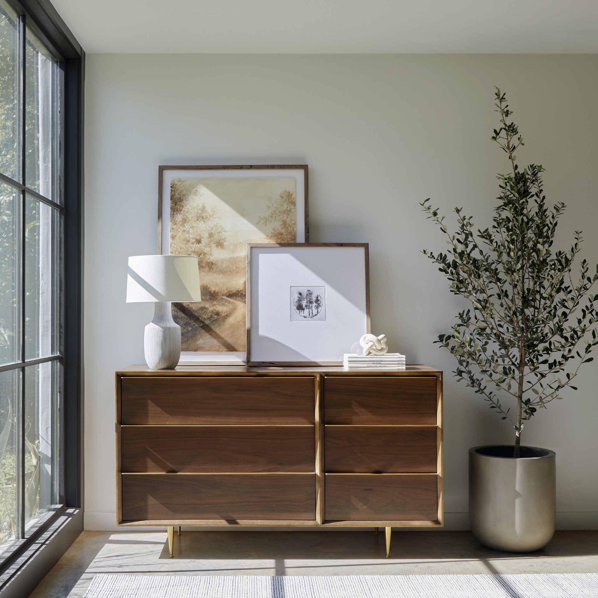 Ombak Table Lamp - Black & White Grid Porcelain Ceramic - Image 14