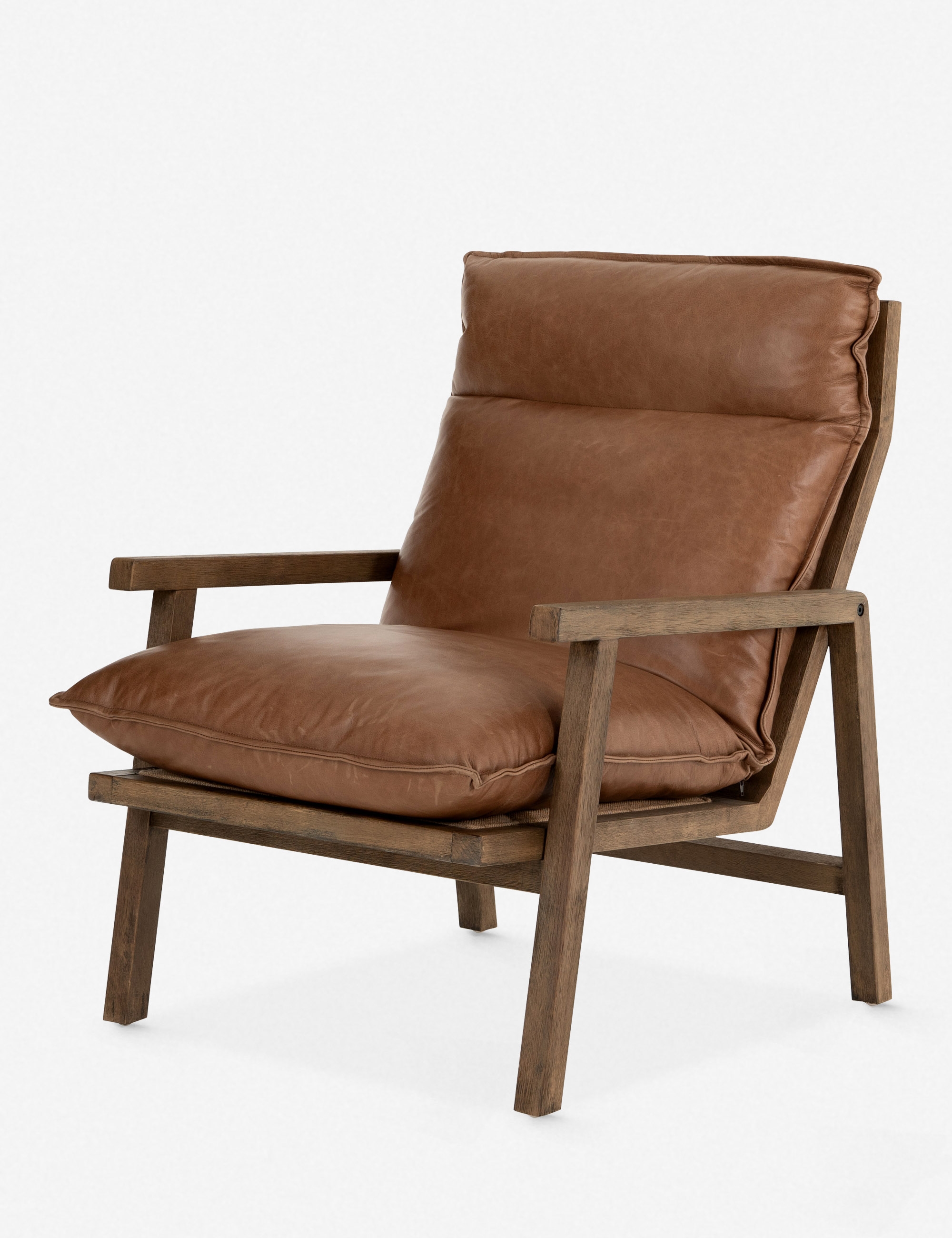 Rowena Leather Accent Chair - Image 4