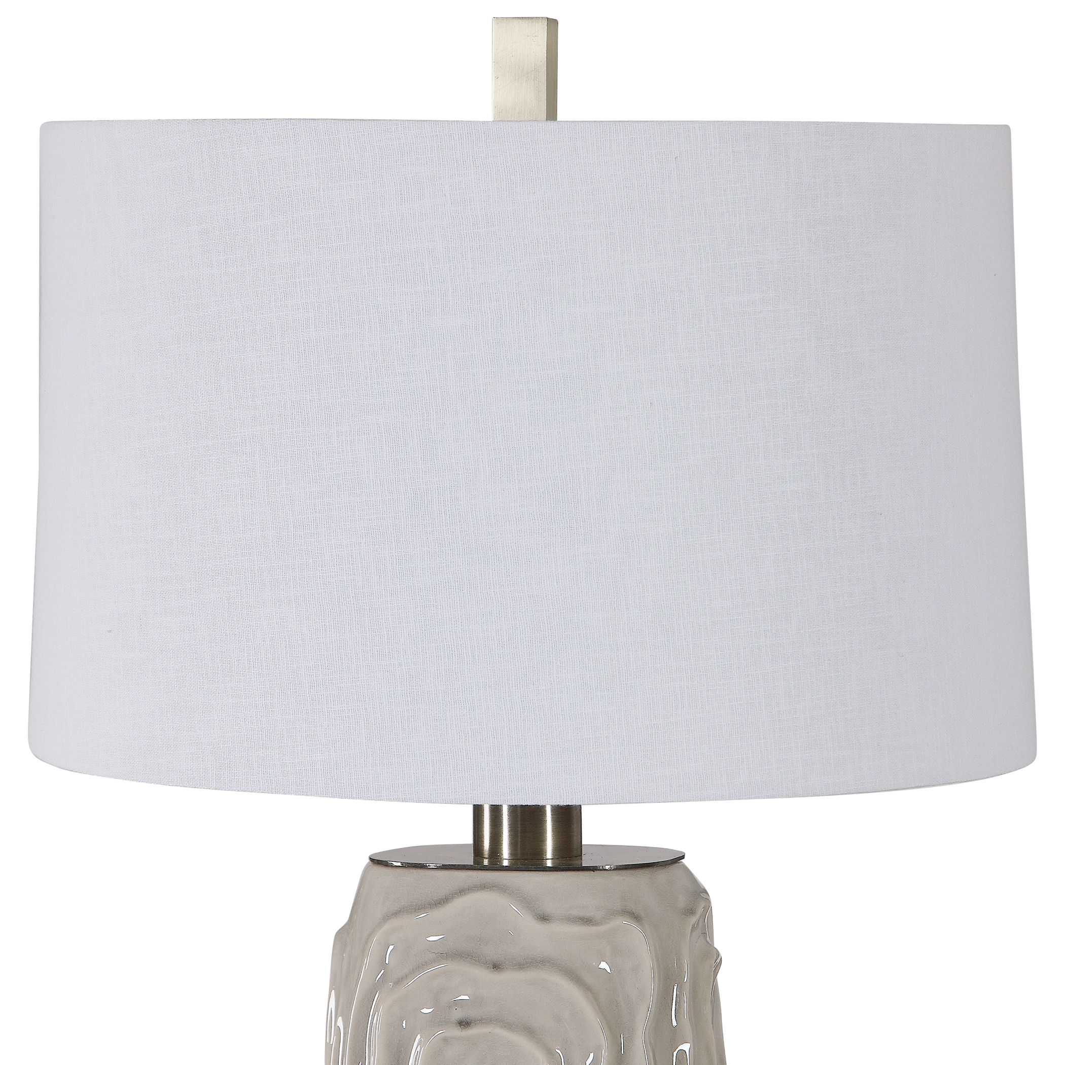 Zade Warm Gray Table Lamp - Image 3