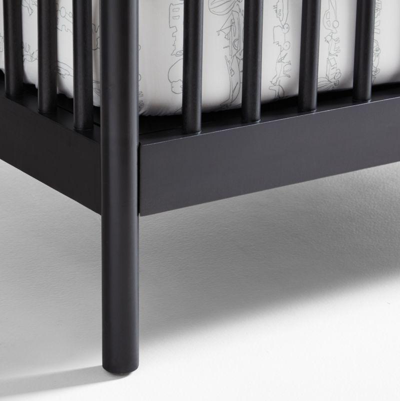 Canyon Black Wood Toddler Bed Rail by Leanne Ford - Image 4