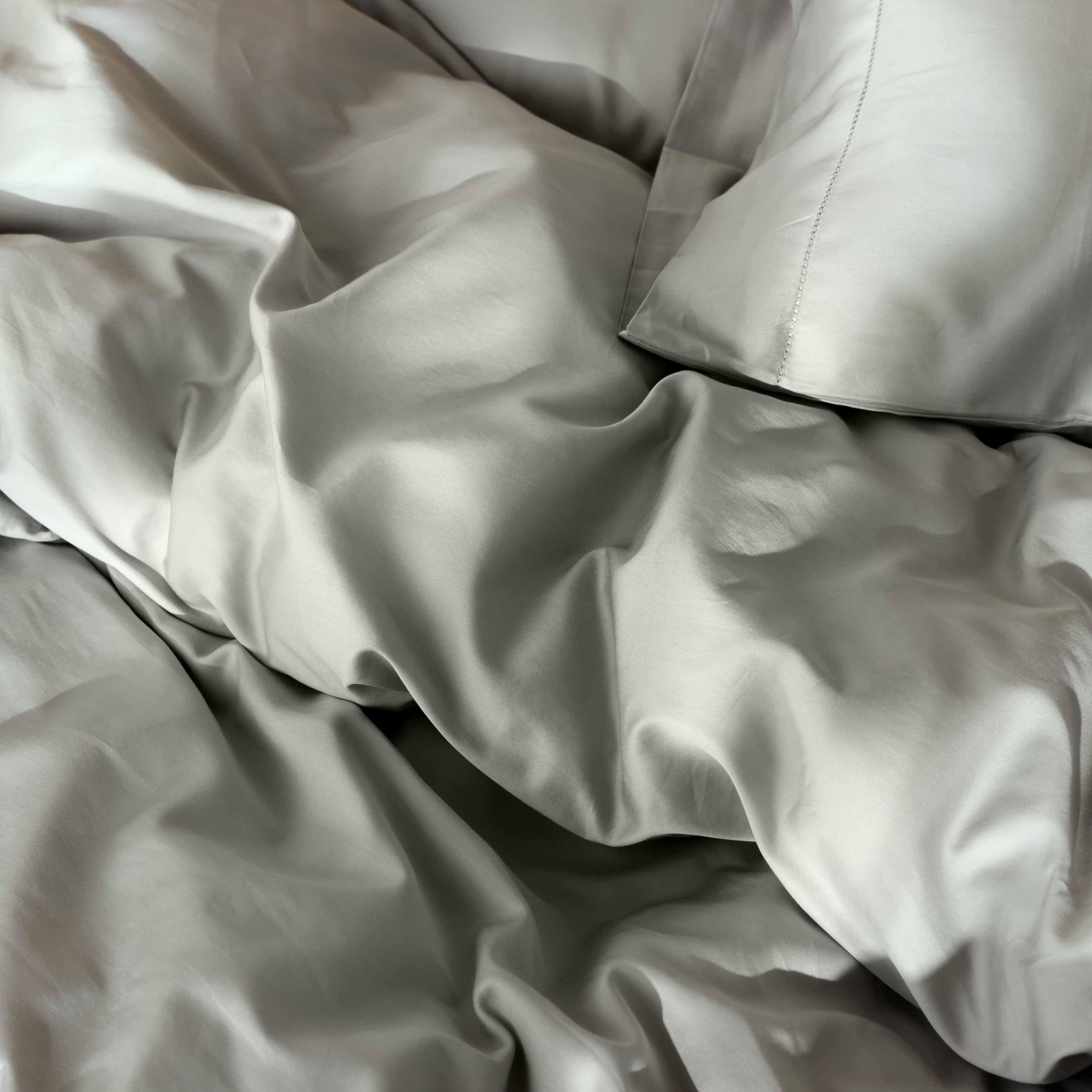 The Citizenry Sateen Bed Sheet Set | Full | White - Image 7