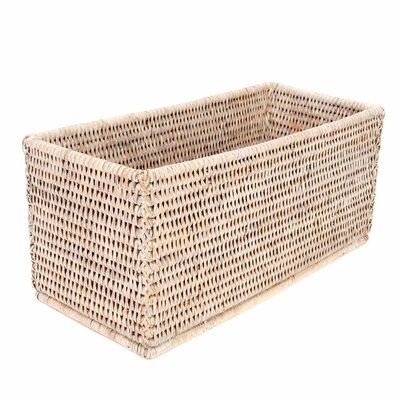 Rectangular Everything Rattan Basket - Image 0