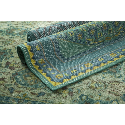Zahra Blue Indoor 3'6" x 5'6" Handmade Rug - Image 0