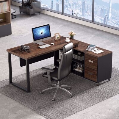 Mcneel Reversible L-Shape Executive Desk - Image 0