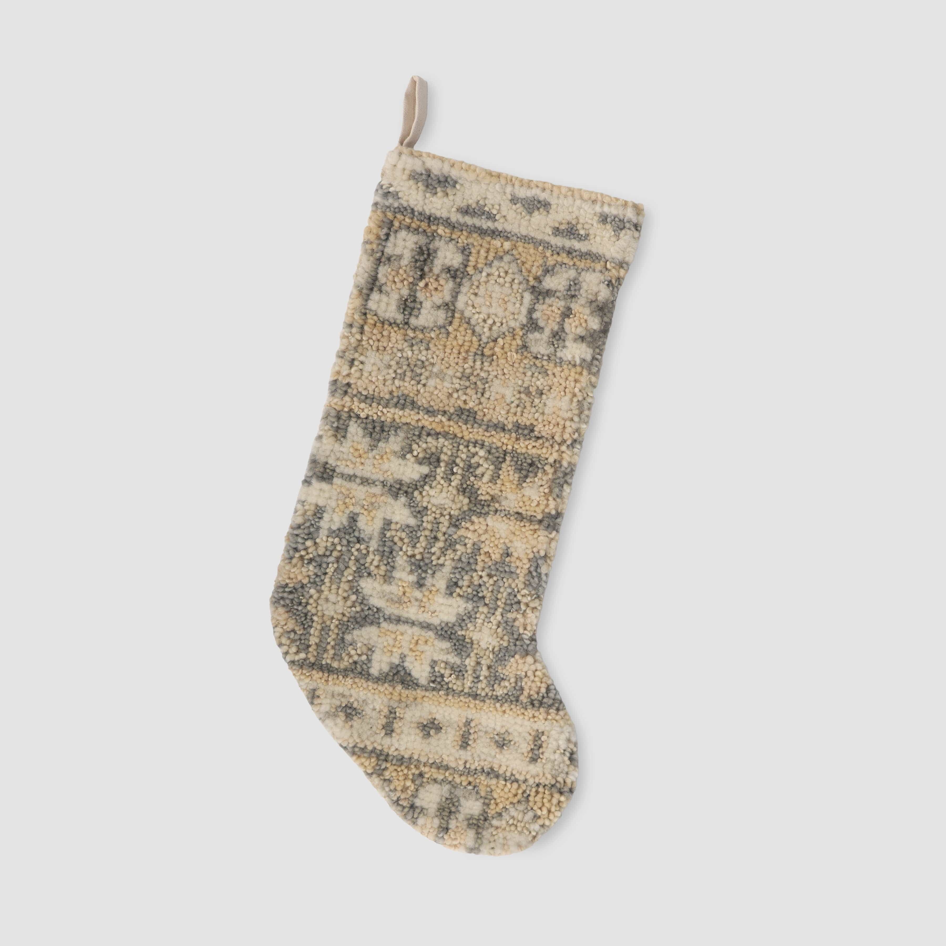 The Citizenry Divya Hand Knotted Stocking | Tan/Beige - Image 0