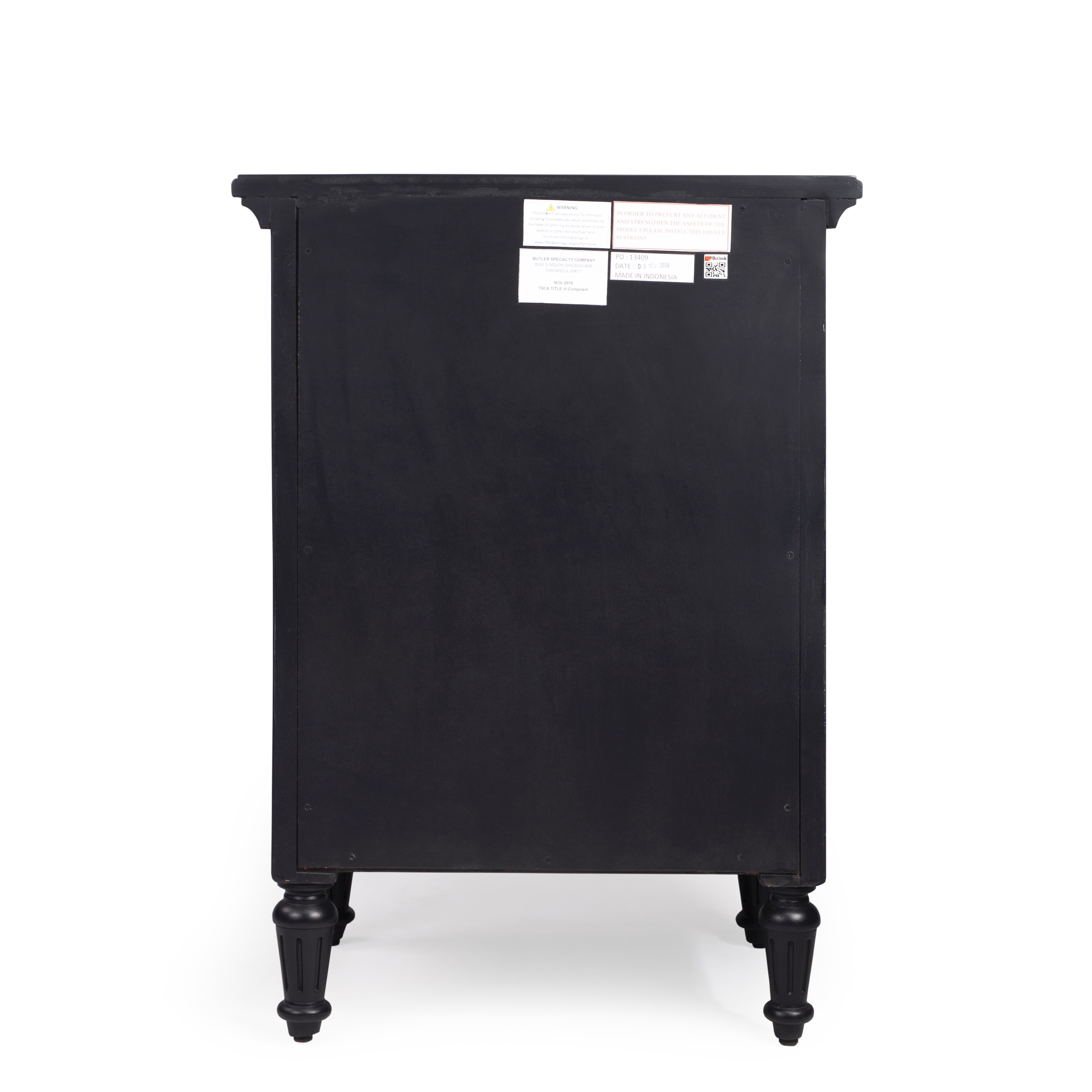 Easterbrook Black Nightstand - Image 1