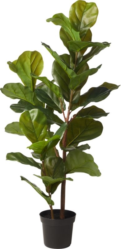 Faux Potted Fiddle Leaf Fig Tree 4' - Image 3