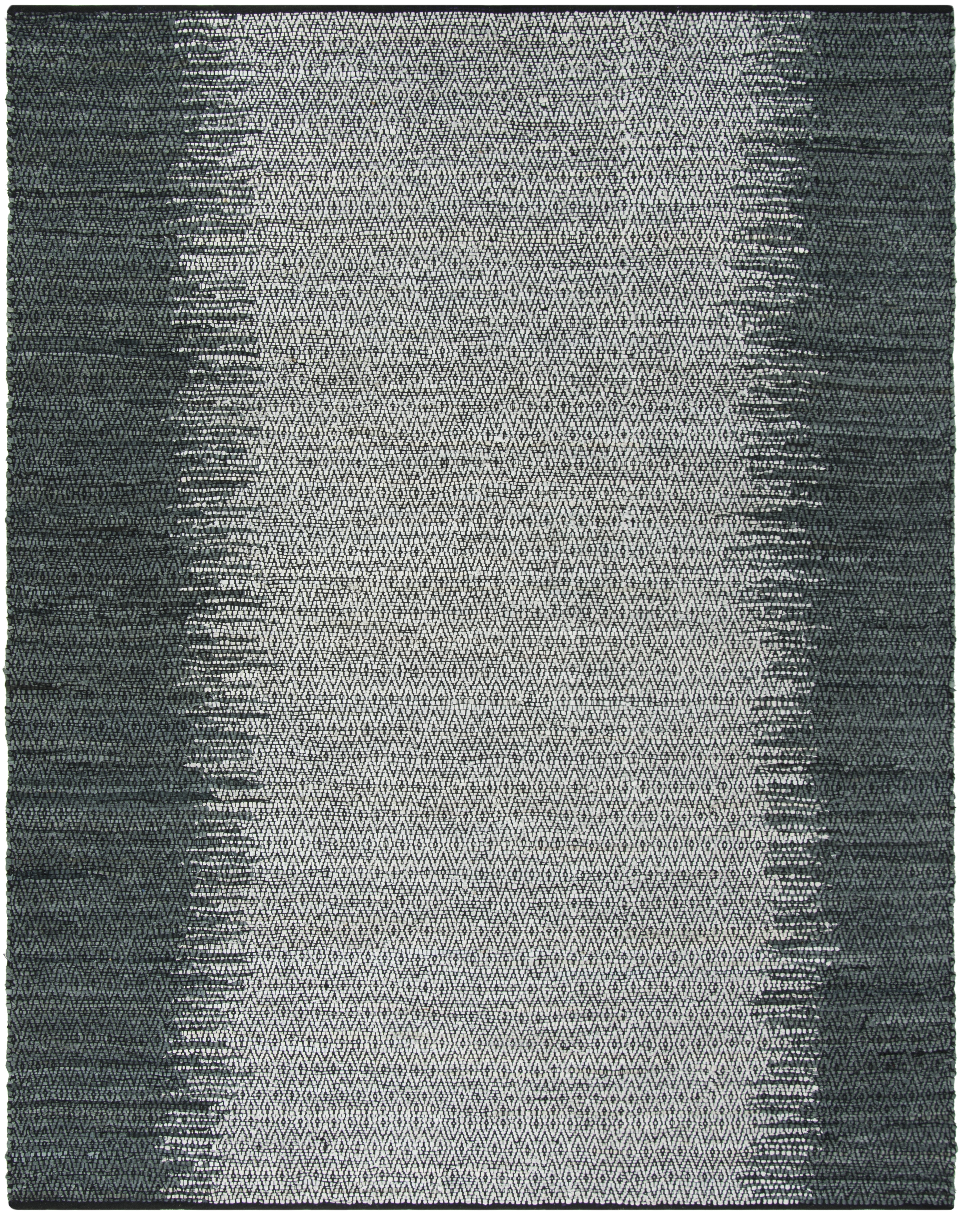 Arlo Home Hand Woven Area Rug, VTL101A, Grey/Cream,  8' X 10' - Image 0