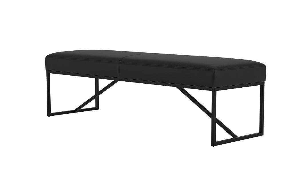 Otto Leather Bench - Image 2