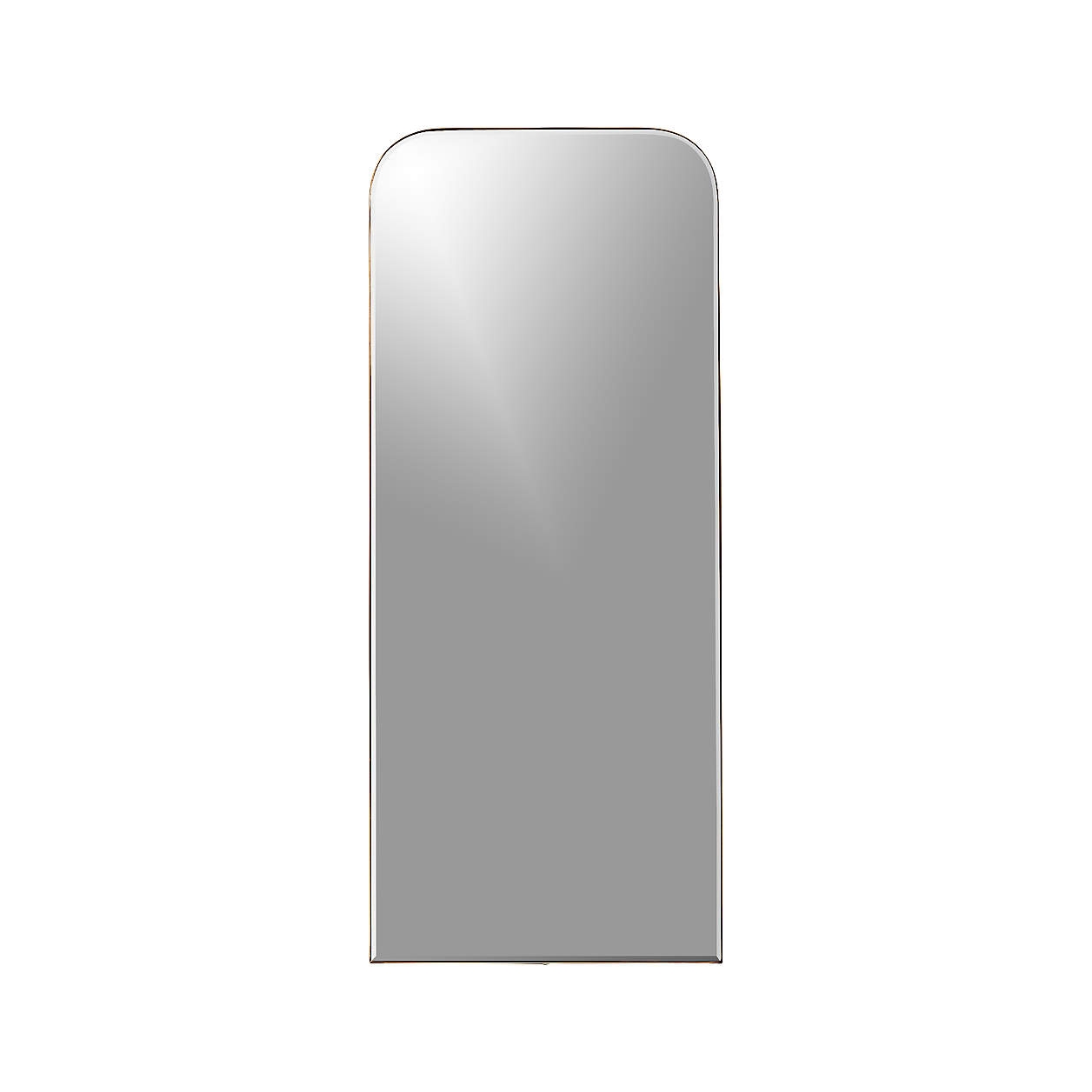 Edge Brass Arch Floor Mirror - Image 0