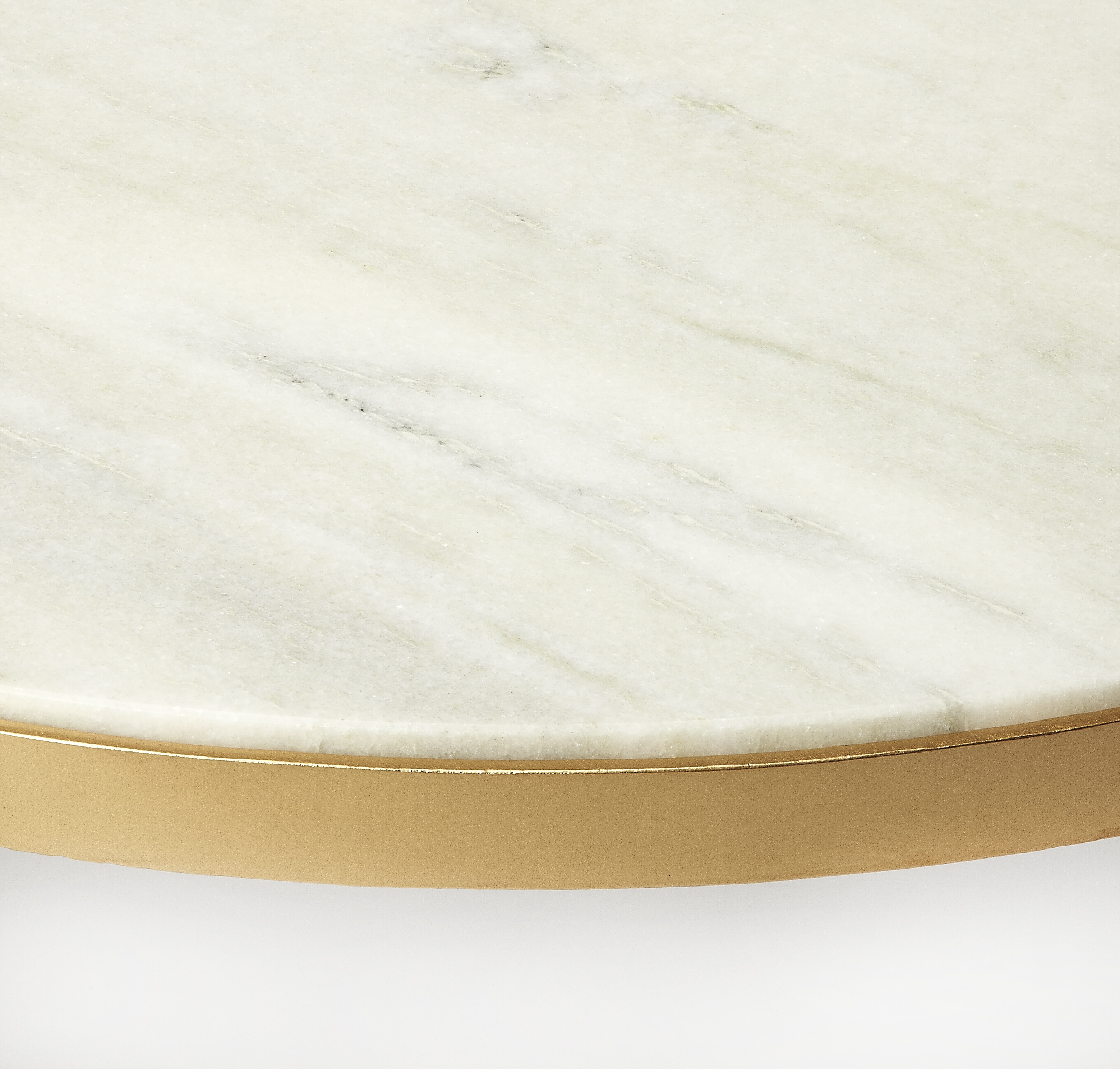 Triton Marble & Metal Coffee Table - Image 2