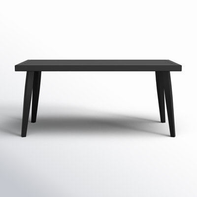 Serena Metal Outdoor Coffee Table with Slat Top