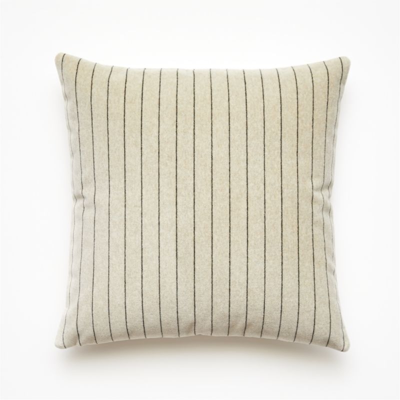 Boundary Pillow, Ivory, 18" x 18" - Image 0