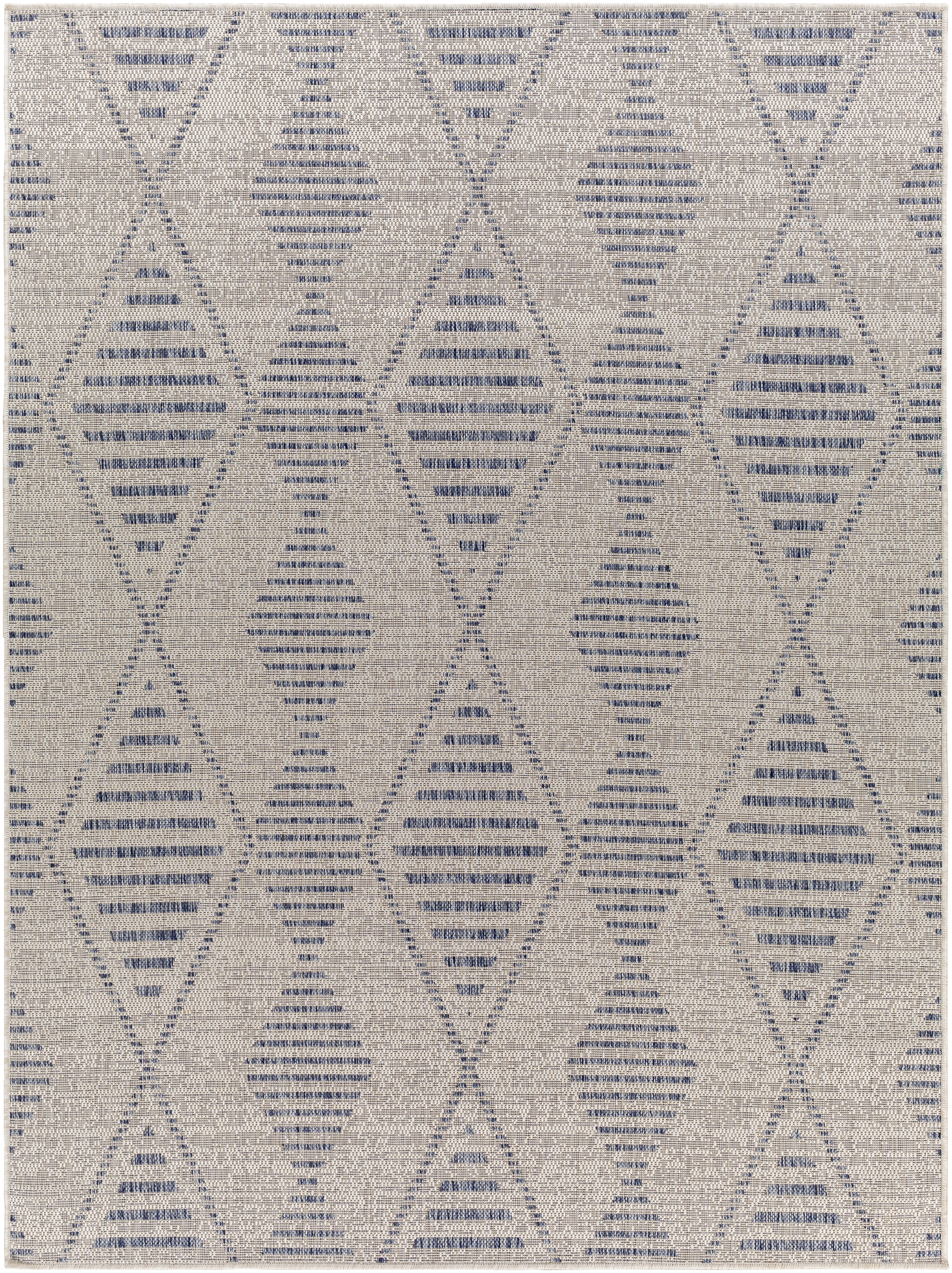 Tuareg Beige Outdoor 9'2" x 12' Machine Woven Rug - Image 0