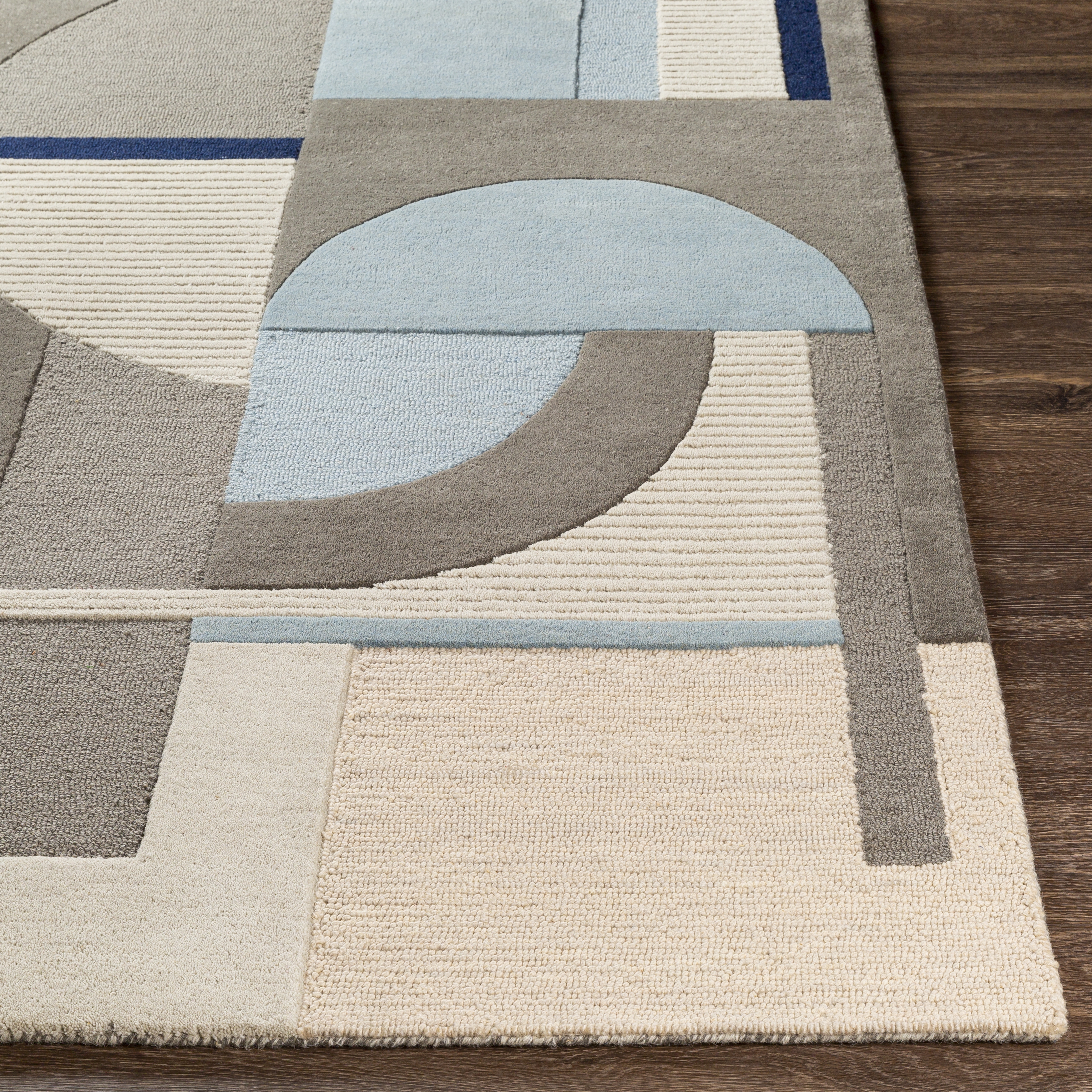 Brooklyn Beige Indoor 2' x 3' Handmade Rug - Image 2