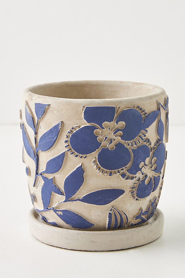 Gladia Planter By Anthropologie in Blue - Image 0