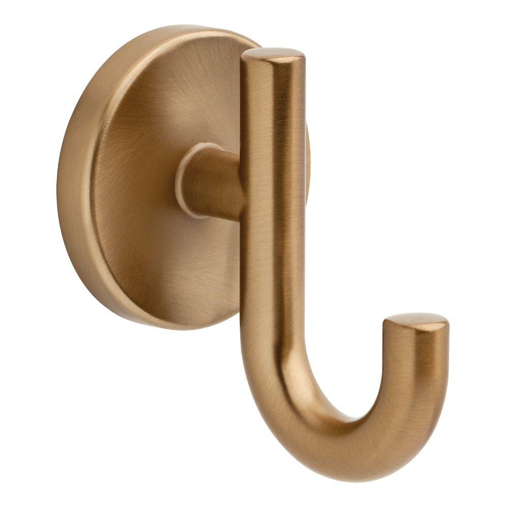 Delta Trinsic Double Towel Hook in Champagne Bronze - Image 0