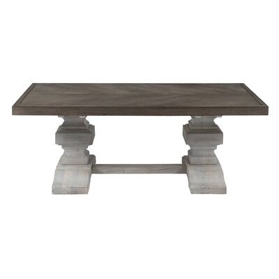 Plainfield Solid Wood Trestle Coffee Table - Image 0