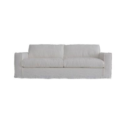 Quintin 91" Linen Square Arm Sofa - Image 0