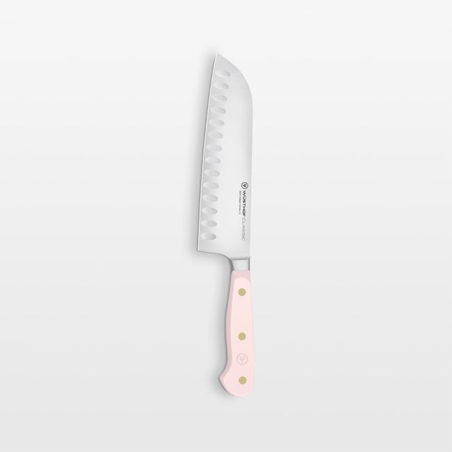 Wusthof Classic Color Pink Himalayan Salt 7" Santoku Knife - Image 0
