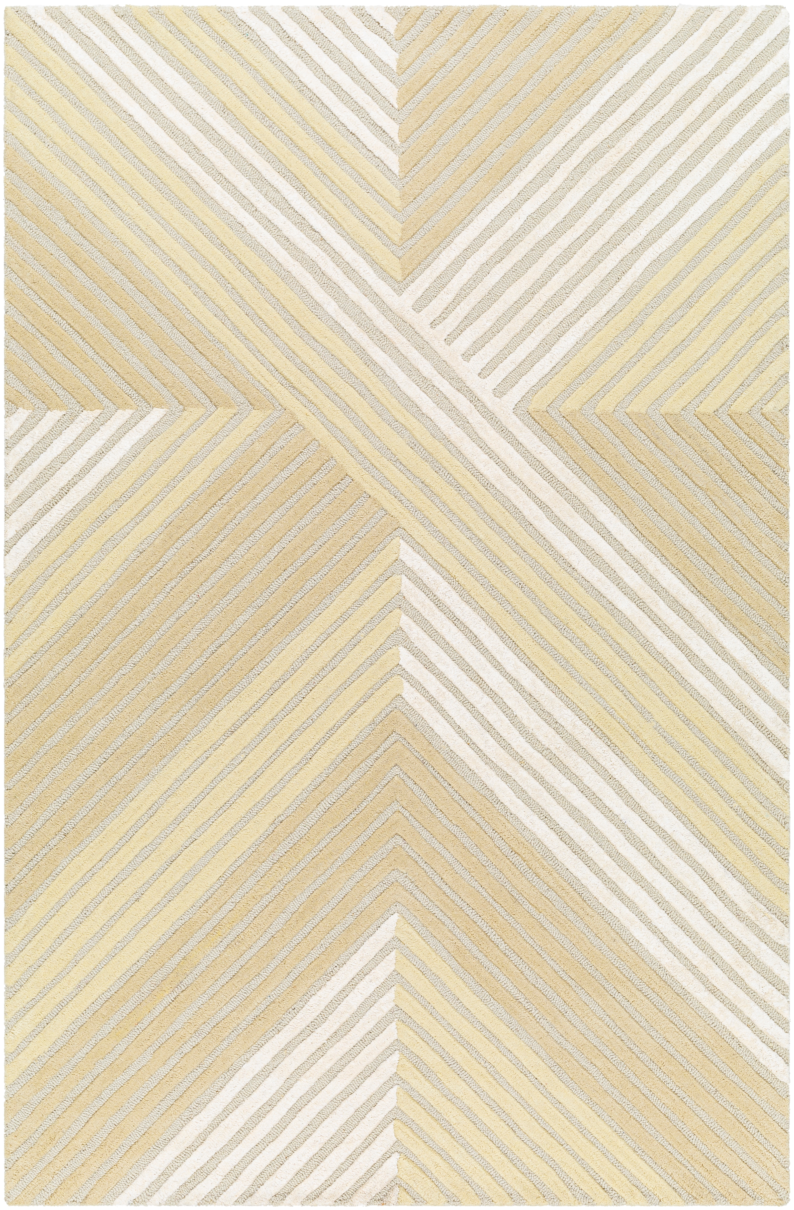 Tallinn Beige Indoor 2' x 3' Handmade Rug - Image 0