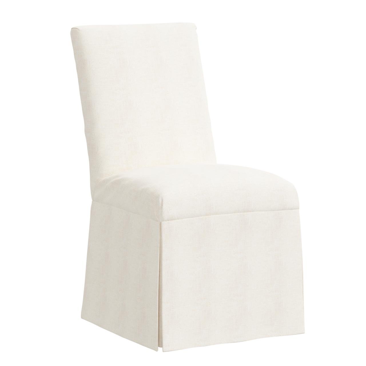 Alice Slipcover Dining Chair, Zuma White - Image 0
