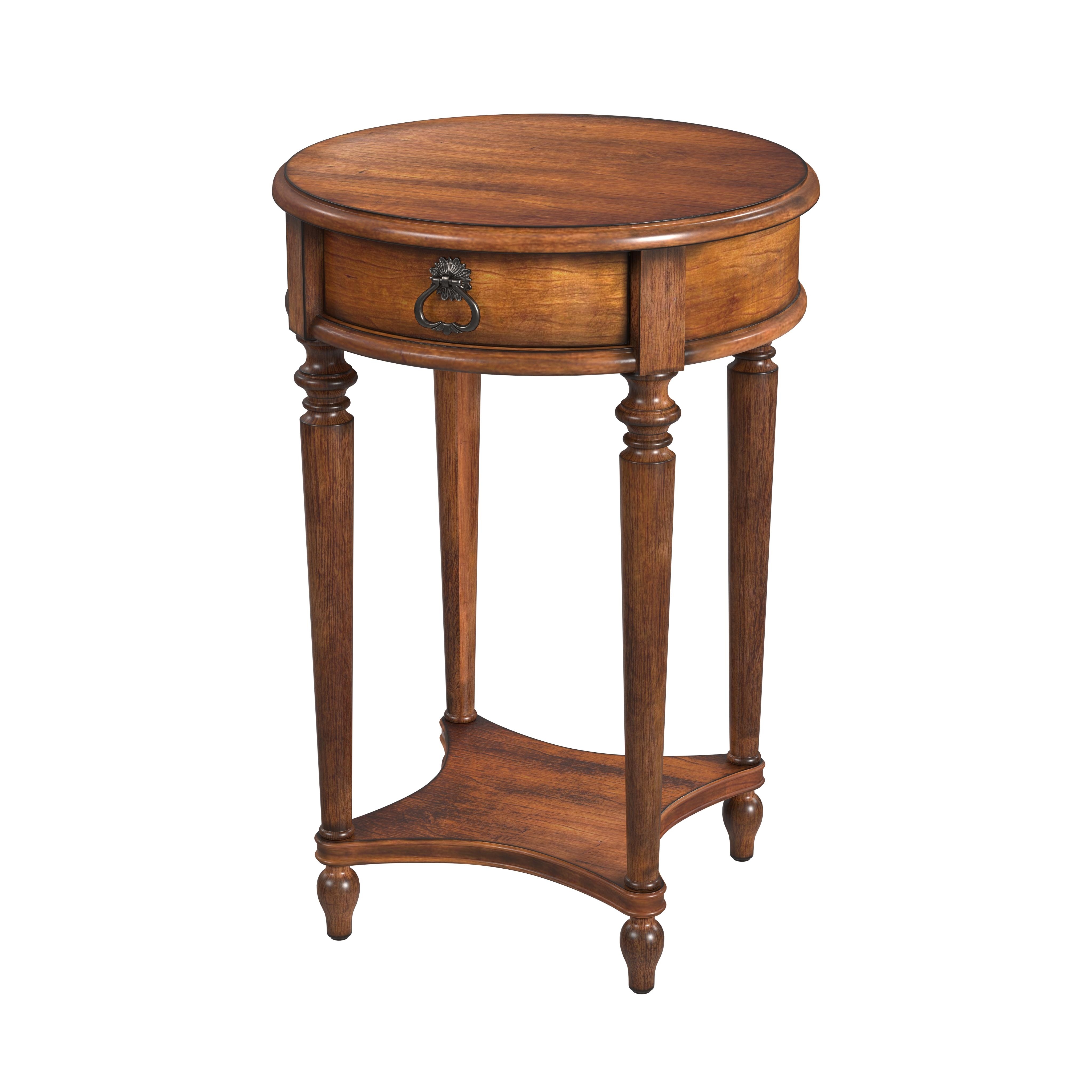 Jules Antique Cherry Side Table - Image 0
