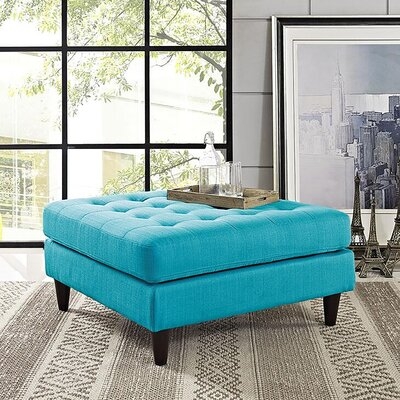 36" Wide Tufted Square Cocktail Ottoman - Image 0