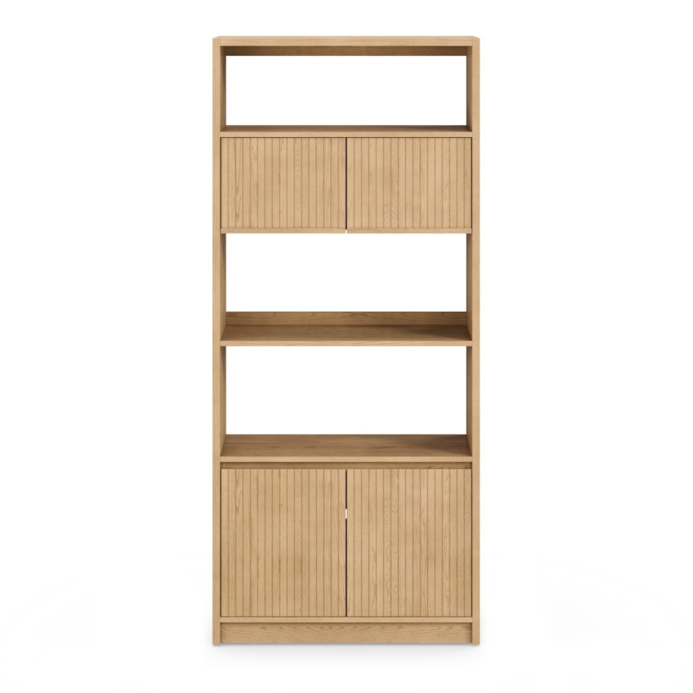 Kouva 36" Modular Bookcase - Natural Oak - Image 2