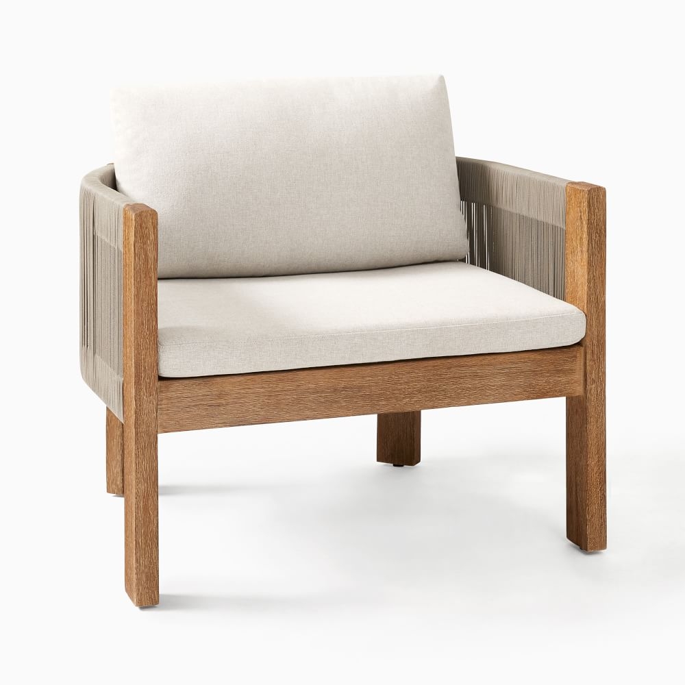 Porto Petite Lounge Chair, Driftwood - Image 0