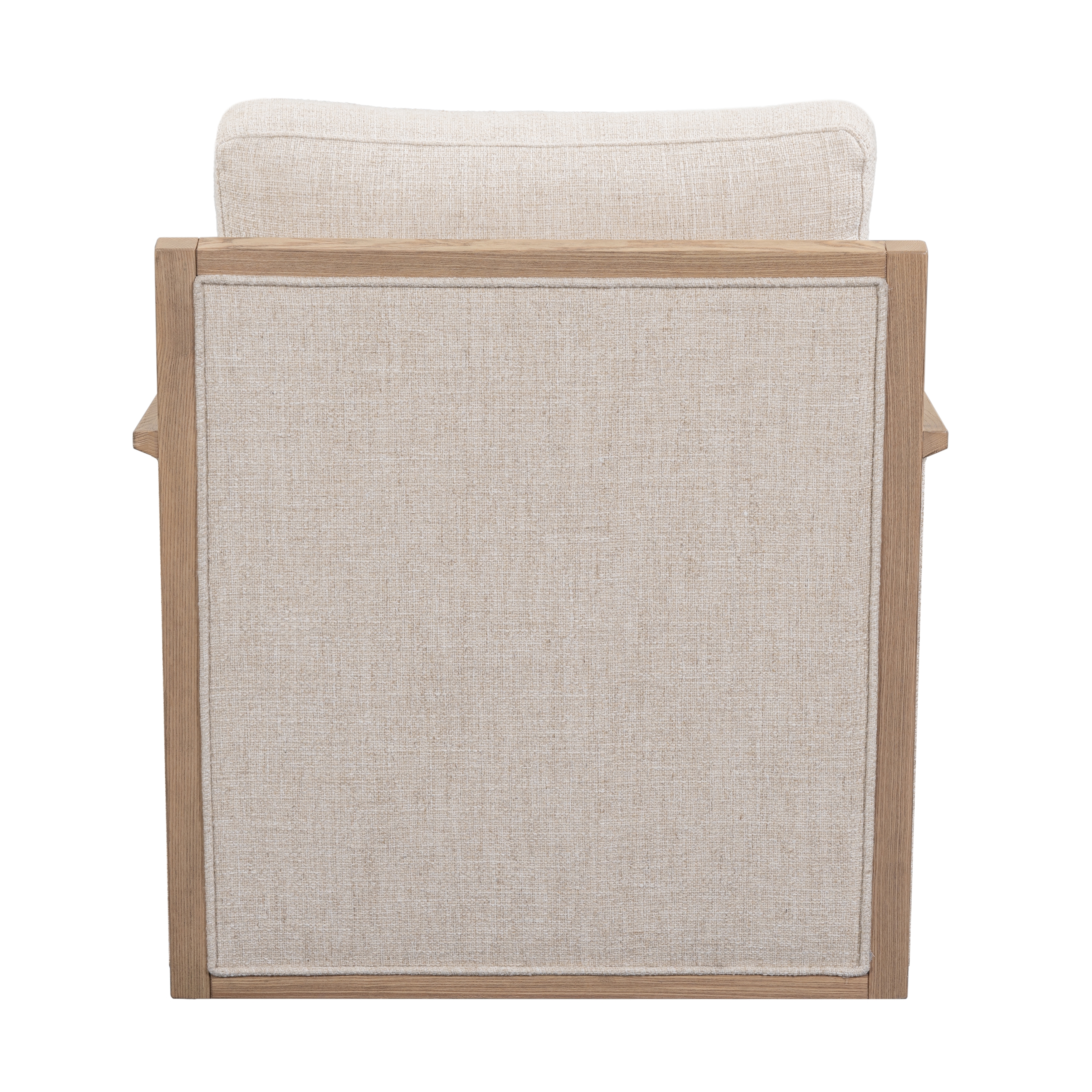 Norman Swivel Accent Chair Natural - Image 4