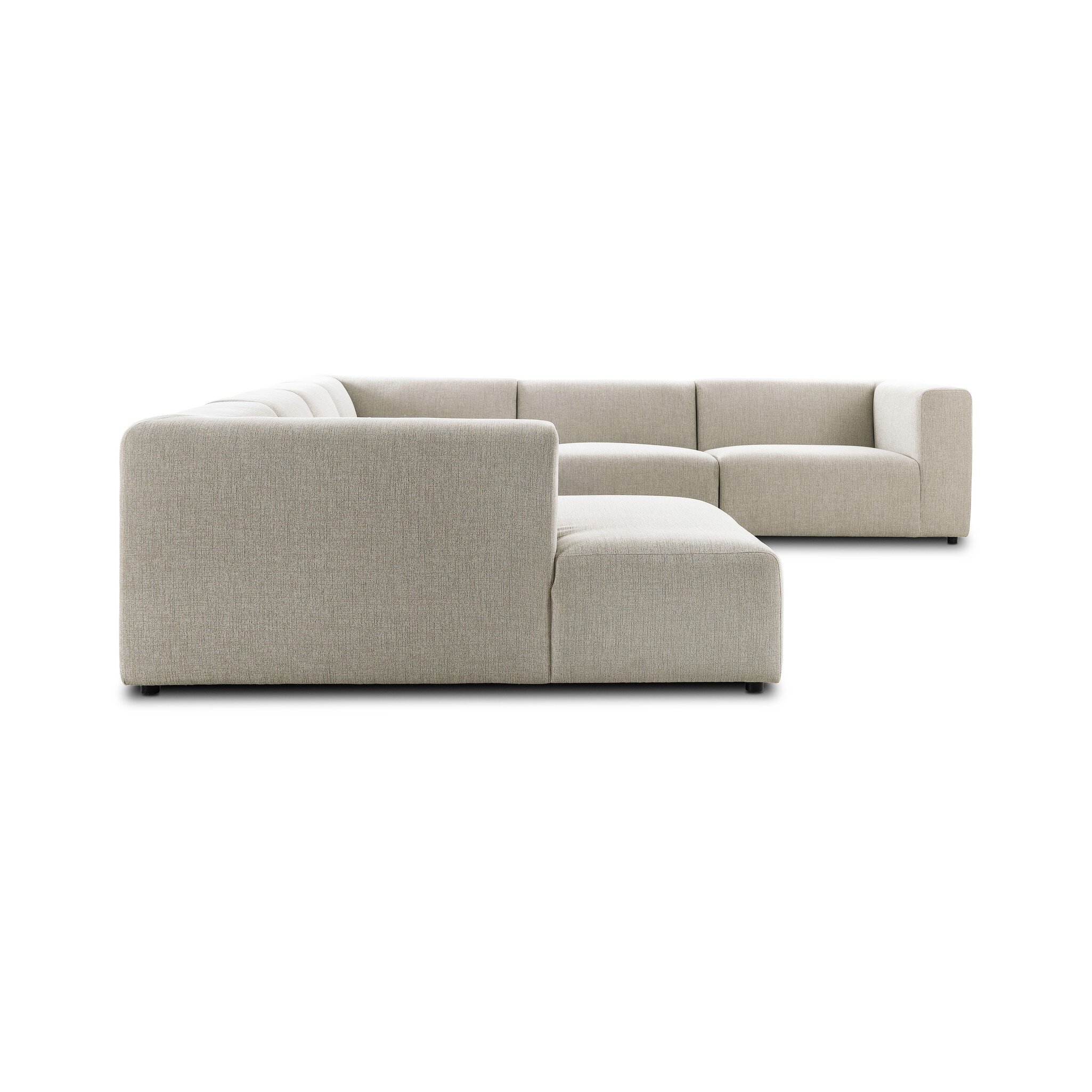 Lawndale 6 Piece Sectional - Napa Sandstone - Image 0