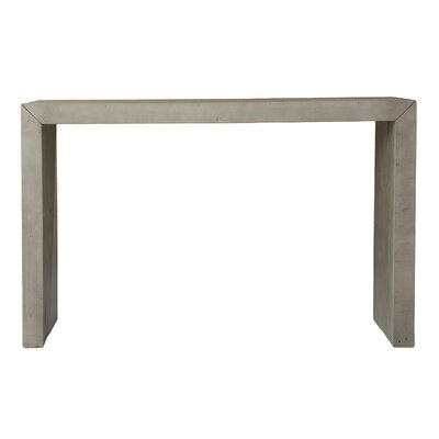 Reclaimed Wood Console Table, Gray - Image 0