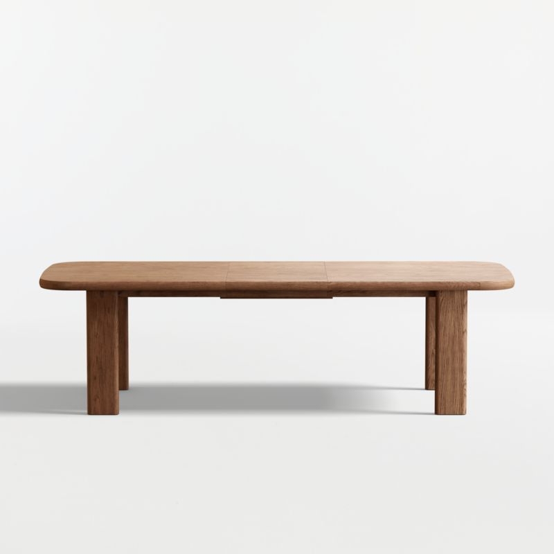 Hearth 85"-107" Oak Extendable Dining Table - Image 7