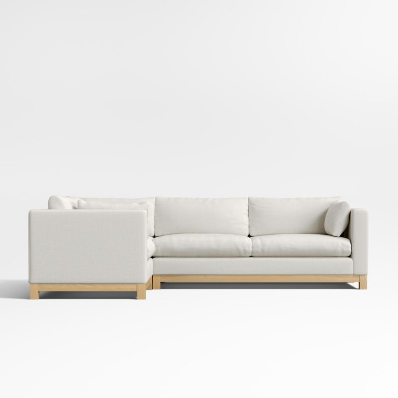 Pacific Wood 3-Piece L-Shaped Sectional Sofa - Image 1