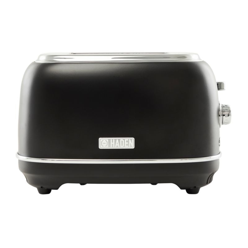 HADEN Heritage Black and Chrome 2-Slice Toaster - Image 6