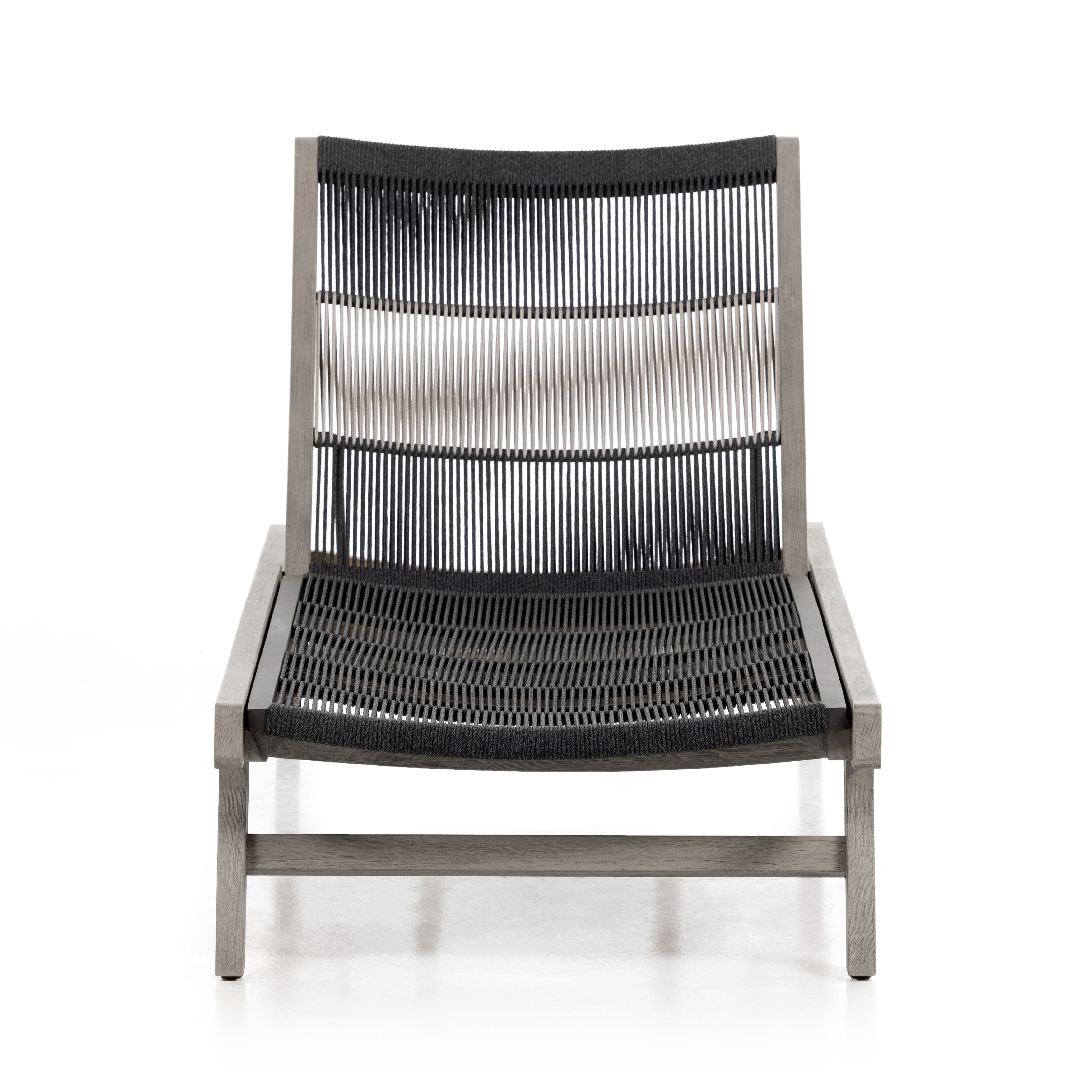 Julian Outdoor Chaise Lounge-Grey - Image 3